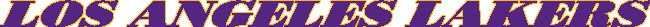 Los Angeles Lakers 1999-2000 Pres Wordmark Logo cricut iron on